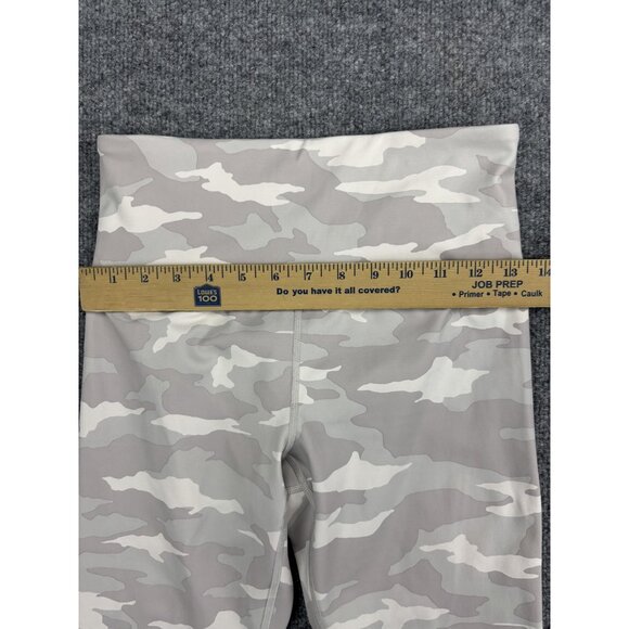 Athleta Leggings Womens Small Gray Camo Elation 7/8 Tight High Rise Yoga Gym - Picture 3 of 7
